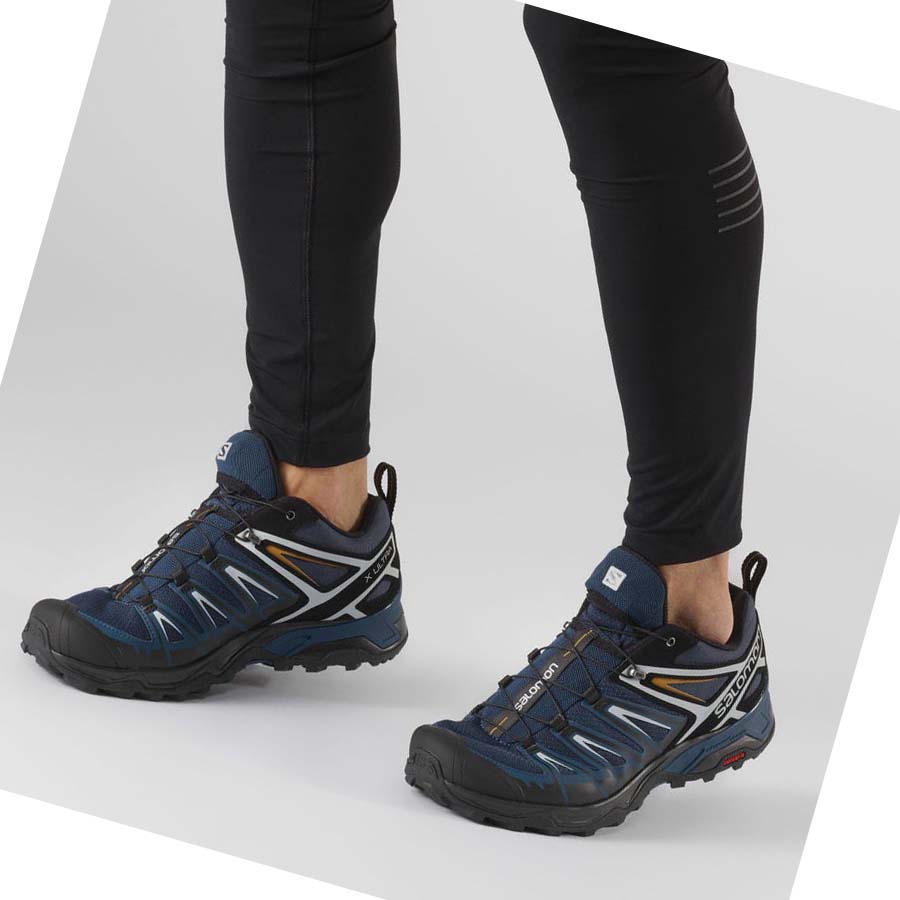 Salomon X ULTRA 3 Erkek Yürüyüş Ayakkabısı Lacivert | TR 3584XYU